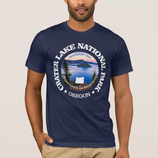 Kratersee NP (rd) 2 T-Shirt (Vorderseite)