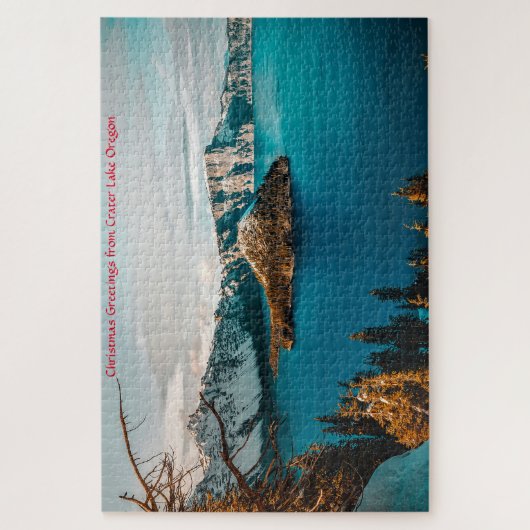 Kratersee Oregon. Jigsaw Puzzle (Vertikal)