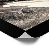 Kratersee Panorama Foto 1909 Poster (Ecke)