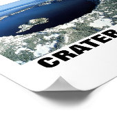 Kratersee Poster (Ecke)