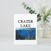 Kratersee Postkarte (Stehend Vorderseite)