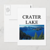 Kratersee Postkarte (Vorne/Hinten)