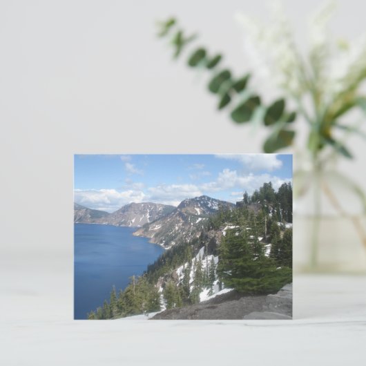 Kratersee Postkarte (Stehend Vorderseite)