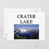 Kratersee Postkarte (Vorne/Hinten)