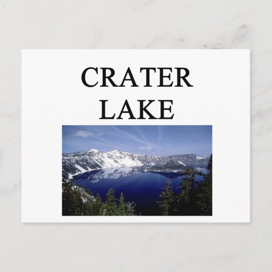 Kratersee Postkarte (Vorderseite)