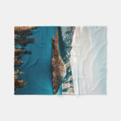 Kratersee Süd-Oregon  Fleecedecke (Vorderseite (Horizontal))