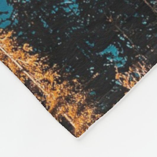 Kratersee Süd-Oregon Fleecedecke (Ecke)