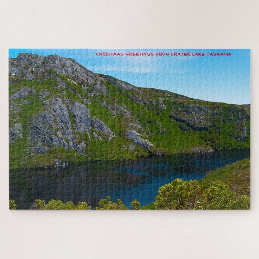 Kratersee Tasmania Jigsaw Puzzle (Horizontal)