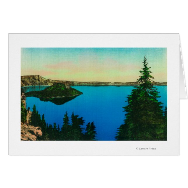 Kratersee und Zauberer Island View (Vorderseite (Horizontal))