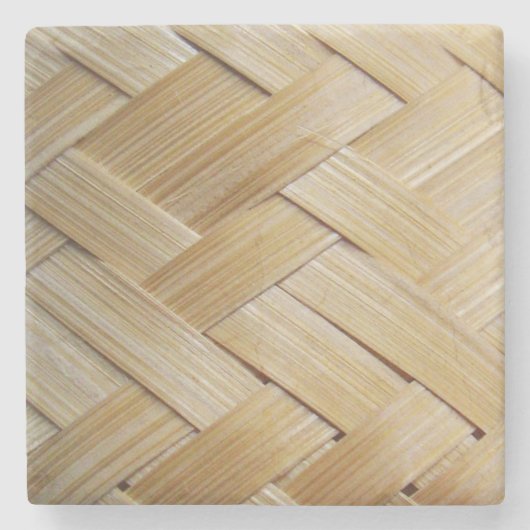 Kratip Thai Lao Isan Bamboo Rice Basket Steinuntersetzer (Vorderseite)