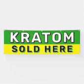 Kratom verkauft hier Rauchsalon Dispensoren Banner (Horizontal)