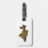 Kratoon Retrobomber Gepäckanhänger (Rückseite vertikal)