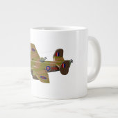 Kratoon Retrobomber Jumbo-Tasse (Vorderseite Rechts)