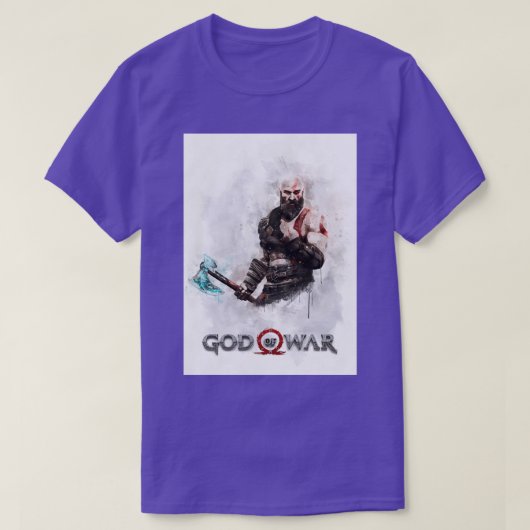 Kratos Wasserfarbe 1 T-Shirt (Design vorne)