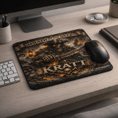 Krátt-Mauspad – Wut der Tiefe Mousepad