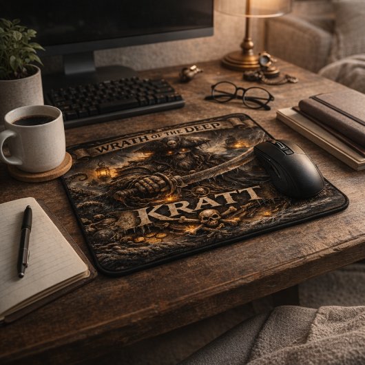 Krátt Mouse Pad – Wrath of the Deep Mousepad