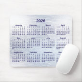 Kratzeis-Tinte 2026 Kalender Mousepad (Mit Mouse)