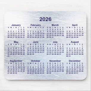Kratzeis-Tinte 2026 Kalender Mousepad