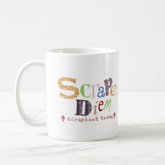 Kratzen Diem (Scrapbooking) Kaffeetasse (Links)