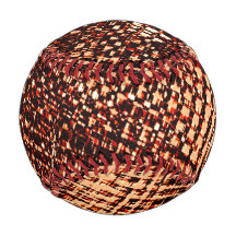 Kratzen mit dicken Kreuzen in Orange mit Schatten