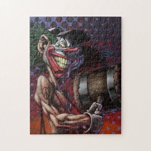 Kratzen Sie das Creepy Clown Jigsaw Puzzle (Vertikal)