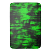 Kratzende Flecken in grell grün und stark dunkel Badematte (Vorderseite Vertikal)