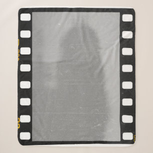 Kratzender Filmstreifen, vintage Platzhalter. Sherpadecke