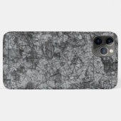 Kratzer auf einem leicht gepunkteten Grau Case-Mate iPhone Hülle (Rückseite (Horizontal))