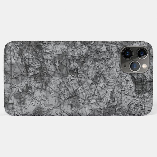 Kratzer auf einem leicht gepunkteten Grau Case-Mate iPhone Hülle (Rückseite (Horizontal))