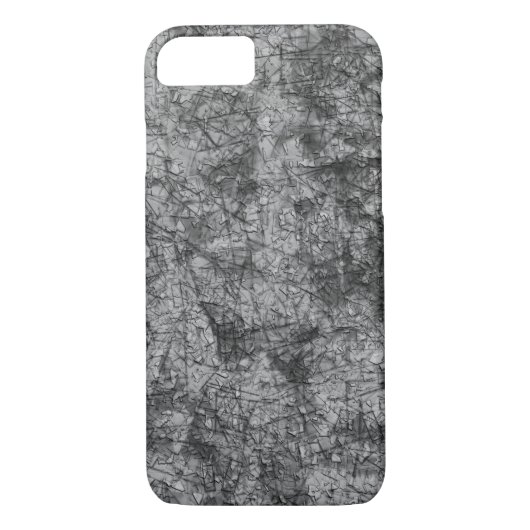 Kratzer auf einem leicht gepunkteten Grau Case-Mate iPhone Hülle (Rückseite)