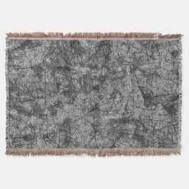 Kratzer auf einem leicht gepunkteten Grau Decke