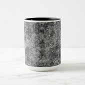 Kratzer auf einem leicht gepunkteten Grau Tasse (Zentrum)