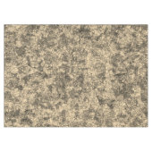 Kratzer auf einem leicht gepunkteten Khaki Tischdecke (Vorderseite (Horizontal))