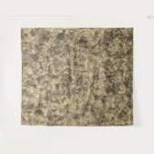 Kratzer auf einem leicht gepunkteten Khaki Wandteppich (Vorderseite (Horizontal))