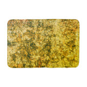 Kratzer auf einem leicht gepunkteten Ocher Badematte (Vorderseite)