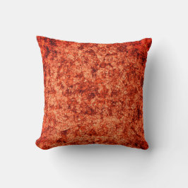 Kratzer auf einer leicht gepunkteten Koralle Kissen