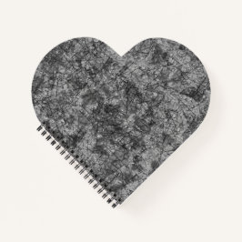 Kratzer auf leicht gepunktet grau bis schwarz notizblock