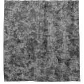 Kratzer auf leicht gepunktetem Grau Duschvorhang (Vorderseite)