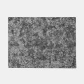 Kratzer auf leicht gepunktetem Grau Fußmatte (Vorderseite)