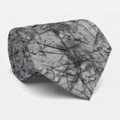 Kratzer auf leicht gepunktetem Grau Krawatte (Gerollt)