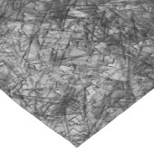 Kratzer auf leicht gepunktetem Grau Kurzer Tischläufer (Ecke)