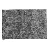 Kratzer auf leicht gepunktetem Grau und Schwarz Kissenbezug (Vorderseite-Rechts)