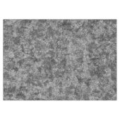 Kratzer auf leicht gepunktetem Grau und Schwarz Tischdecke (Vorderseite (Horizontal))