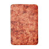 Kratzer auf leicht gepunktetem Korallenhintergrund Badematte (Vorderseite Vertikal)