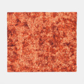 Kratzer auf leicht gepunktetem Korallenhintergrund Fleecedecke (Vorderseite (Horizontal))