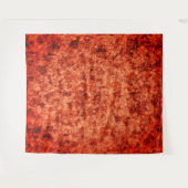 Kratzer auf leicht gepunktetem Korallenhintergrund Wandteppich (Vorderseite (Horizontal))