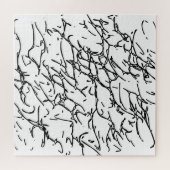 Kratzer in Schwarz und Weiß - 1 Puzzle (Horizontal)