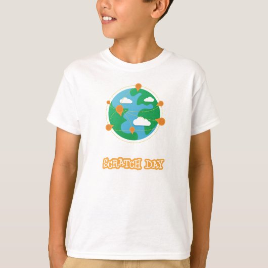 Kratzer-Tageskugel-Shirt (Kinder) T-Shirt (Vorderseite)