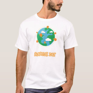 Kratzer-Tageskugel-Shirt (Männer) T-Shirt