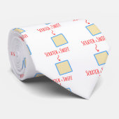 Kratzer u. Atemzug Krawatte (Gerollt)